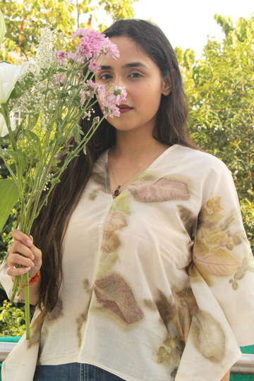PANKH Kaftan top- White