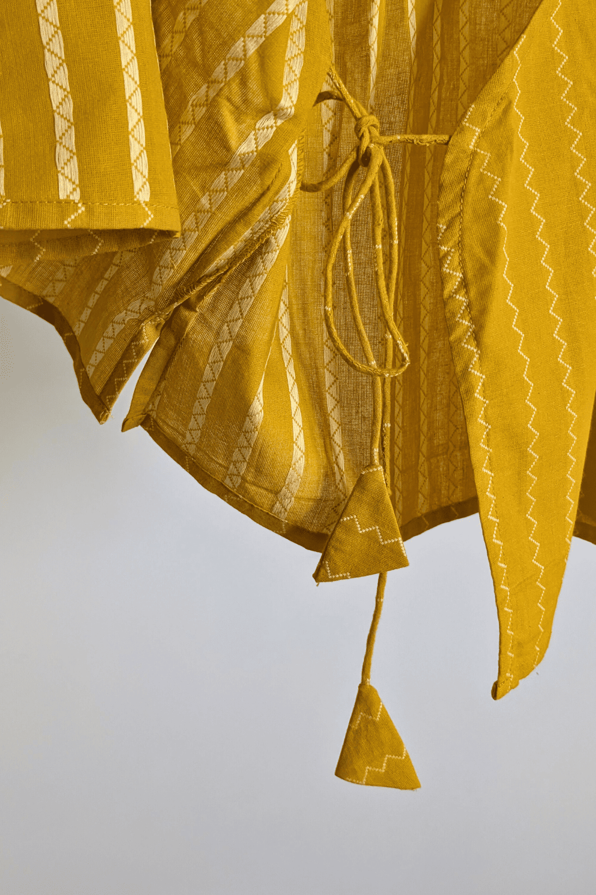 Mustard Angrakha top