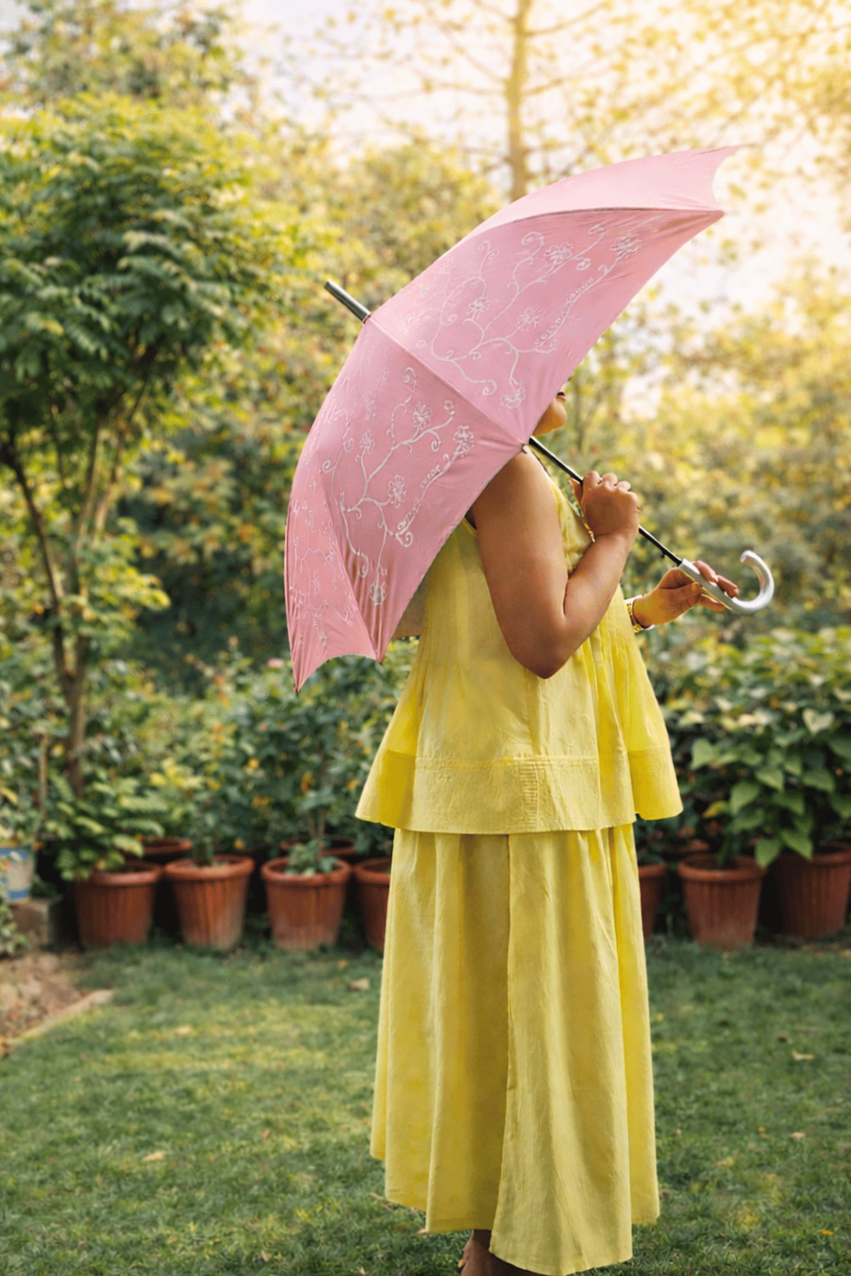 Butter Yellow Wrap Skirt