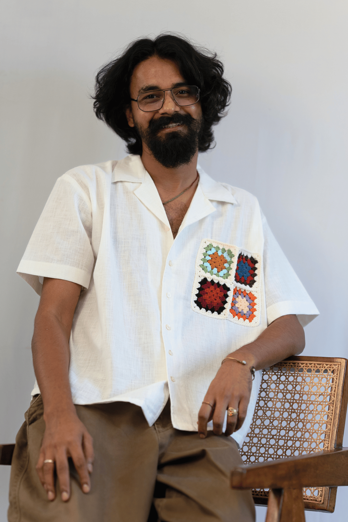 Crochet Pocket Men's Resort shirt