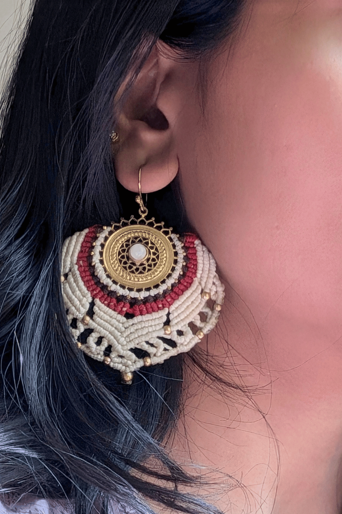 MALANG/ Handmade Macrame Earrings