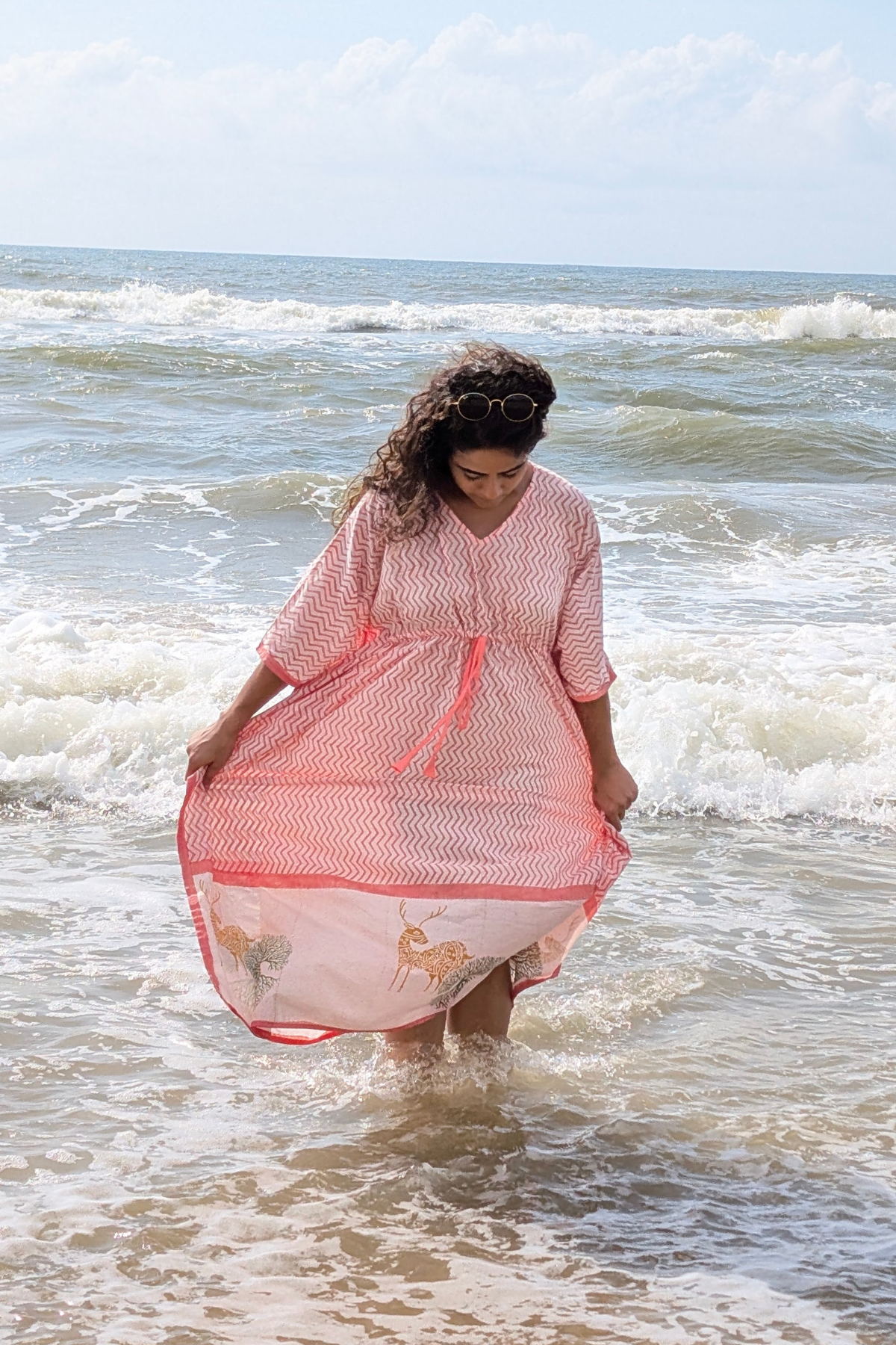 HIRAN Pink Kaftan