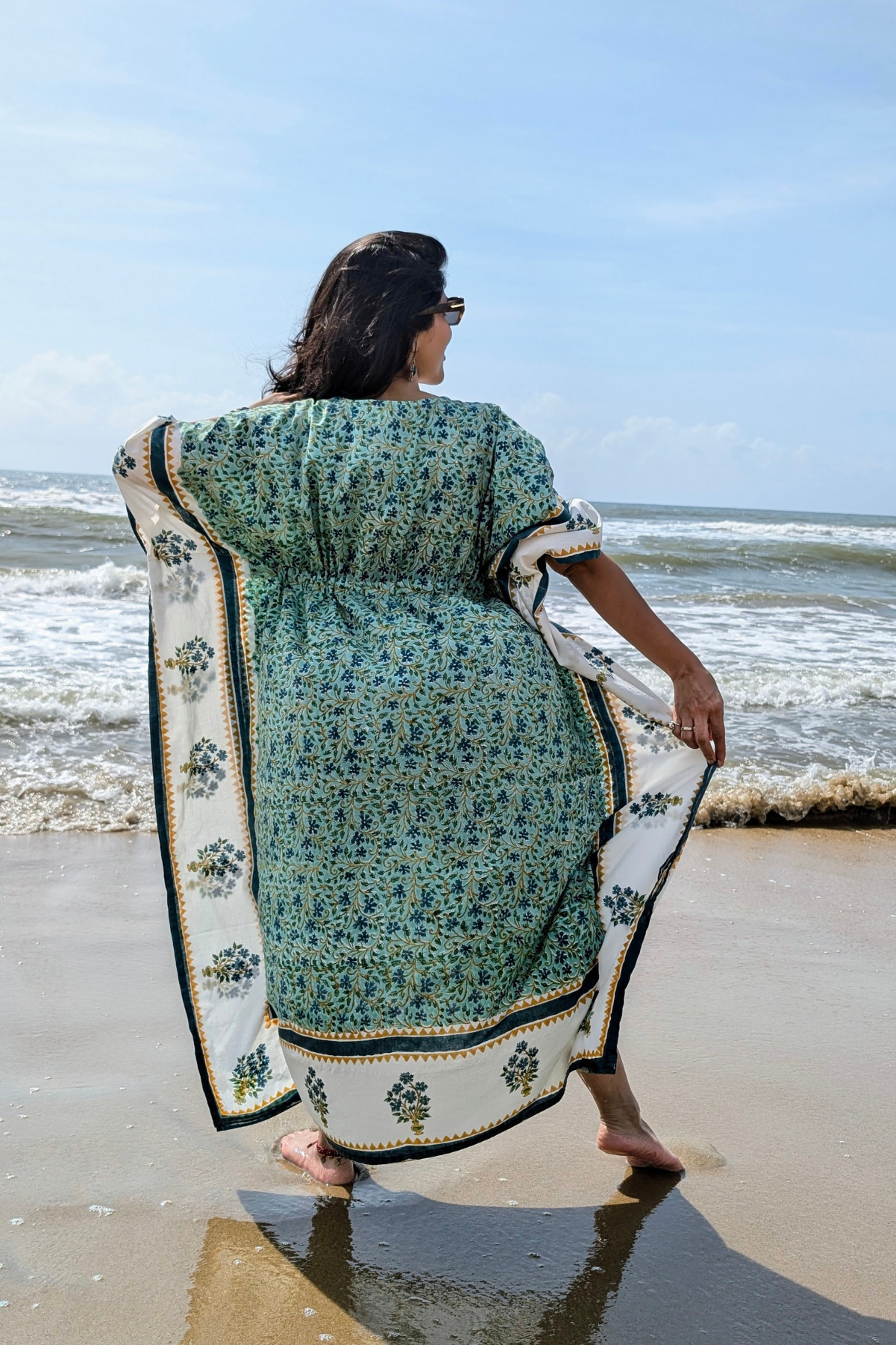 JAAL Teal Kaftan