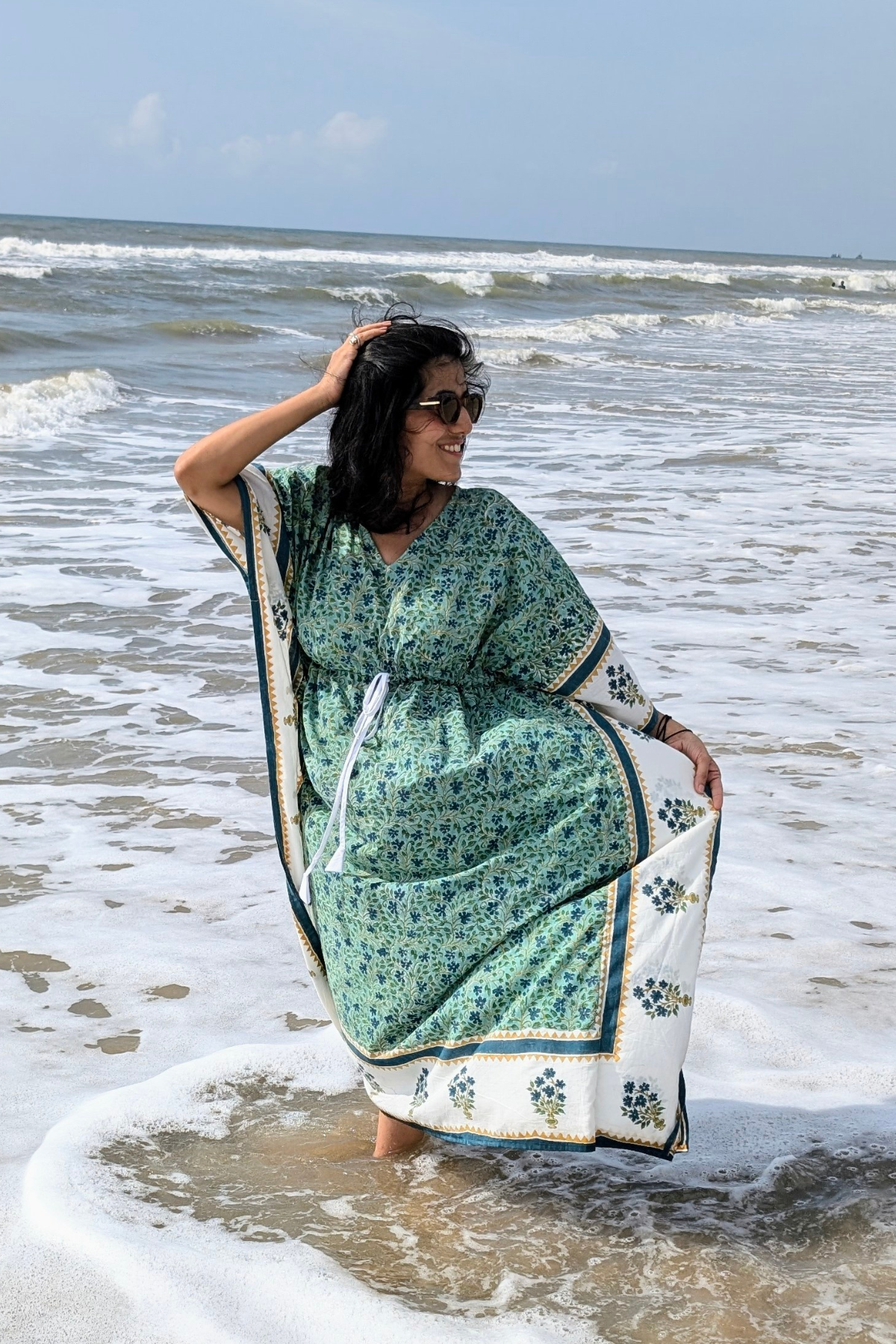 JAAL Teal Kaftan