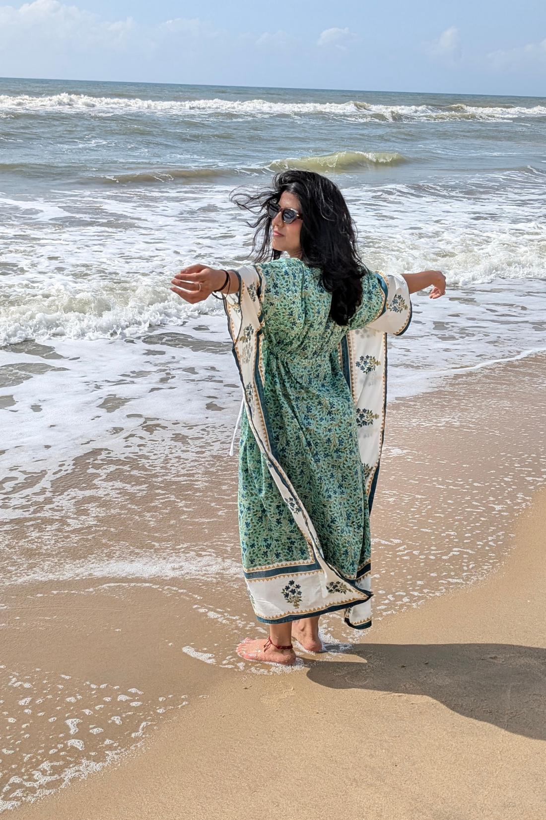 JAAL Teal Kaftan