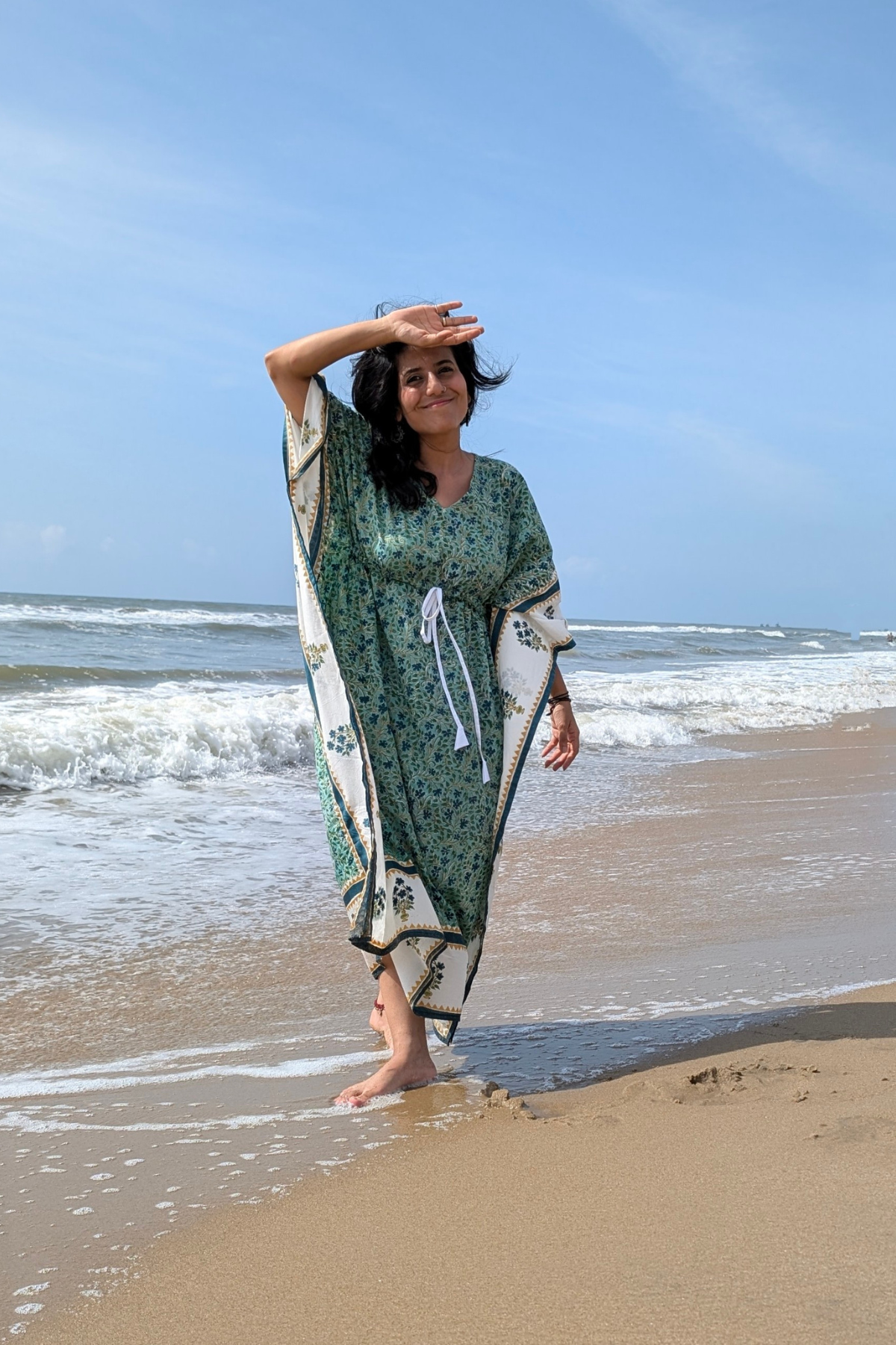JAAL Teal Kaftan