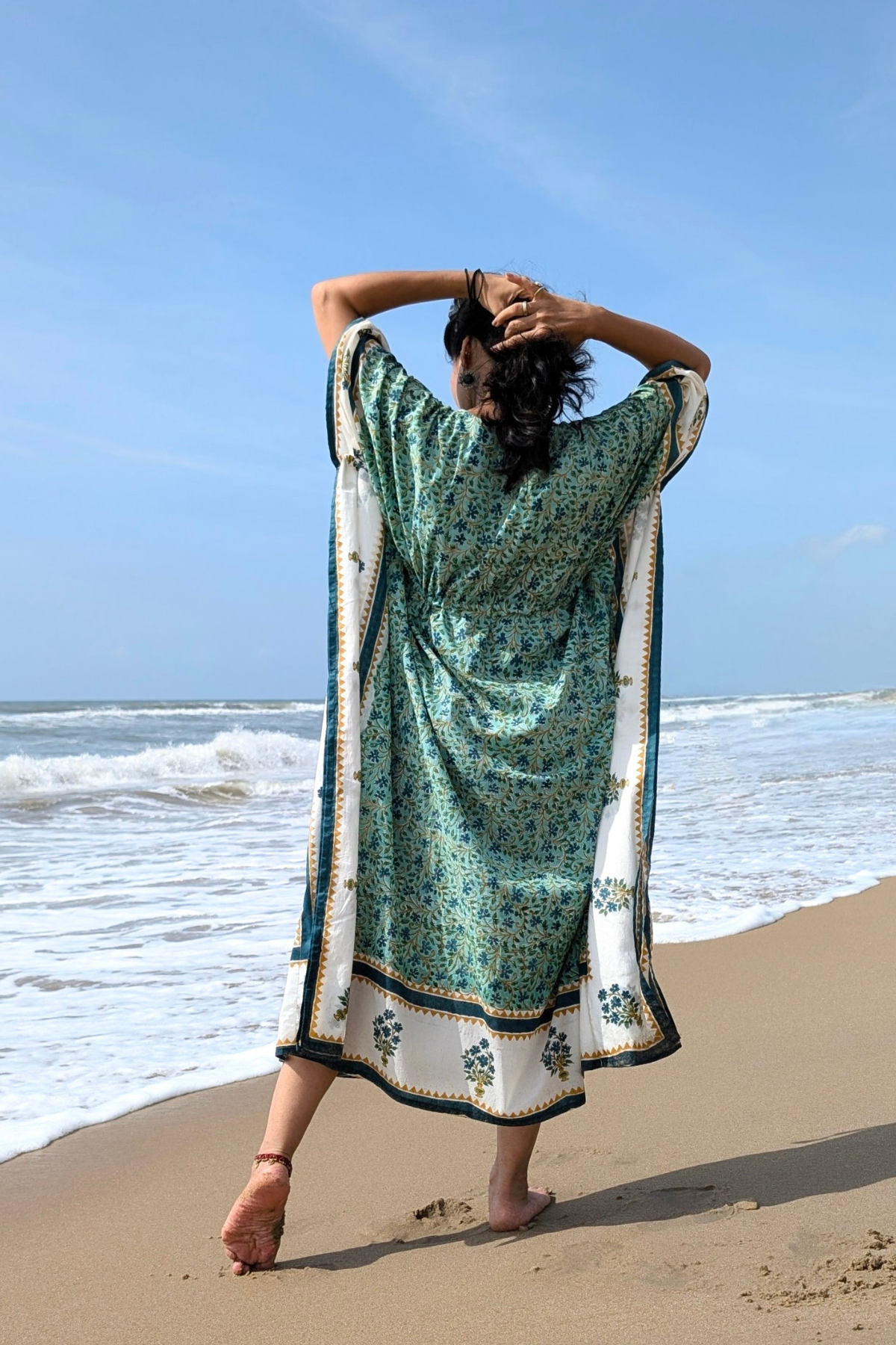 JAAL Teal Kaftan