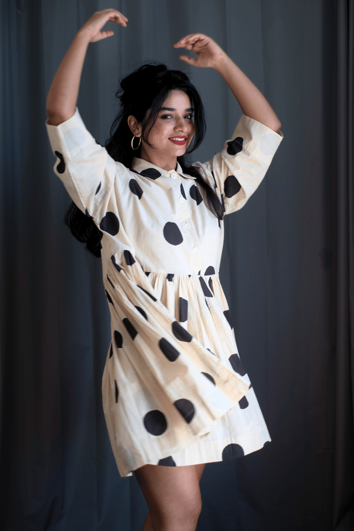 Ma (間)- Polka dress