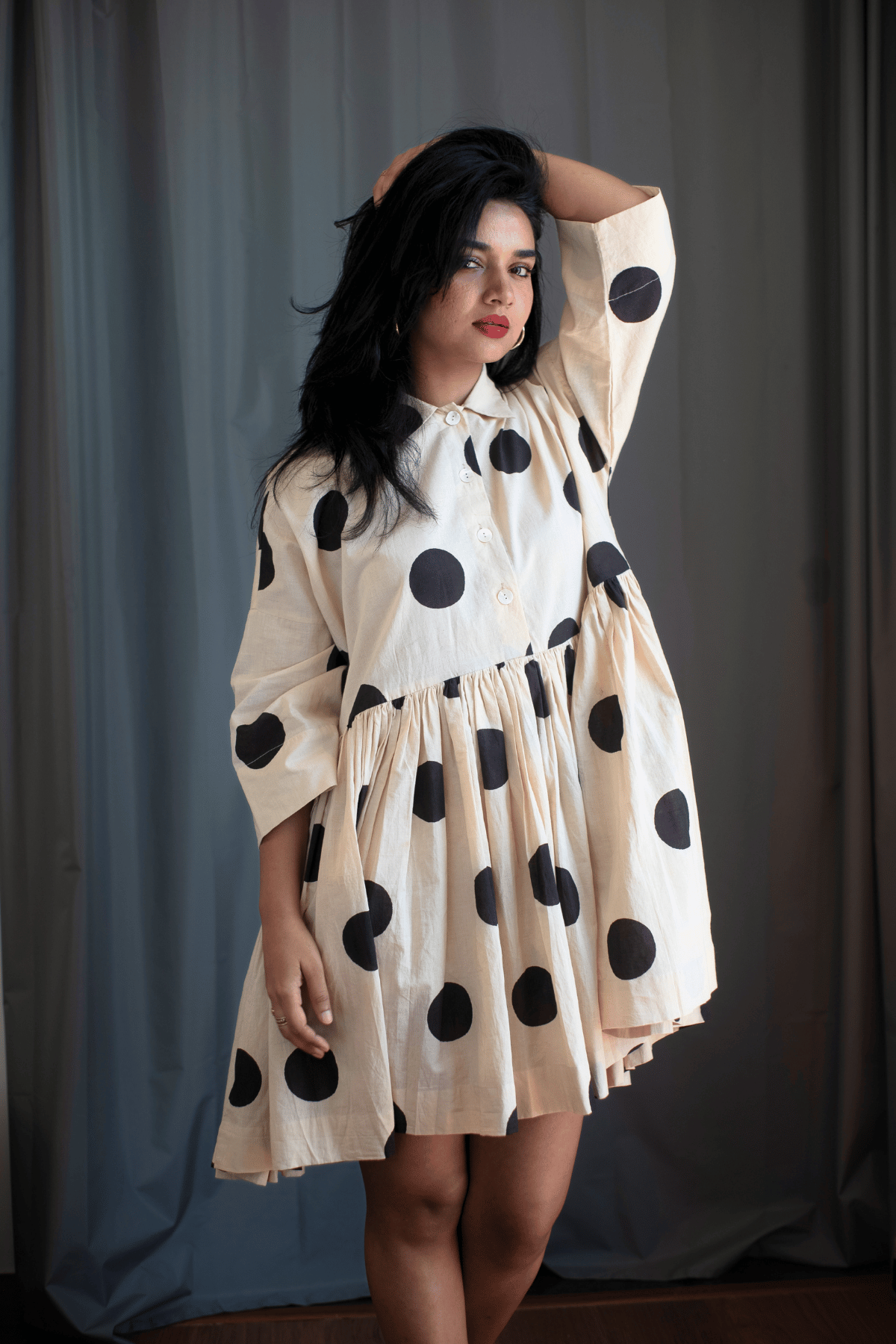 Ma (間)- Polka dress