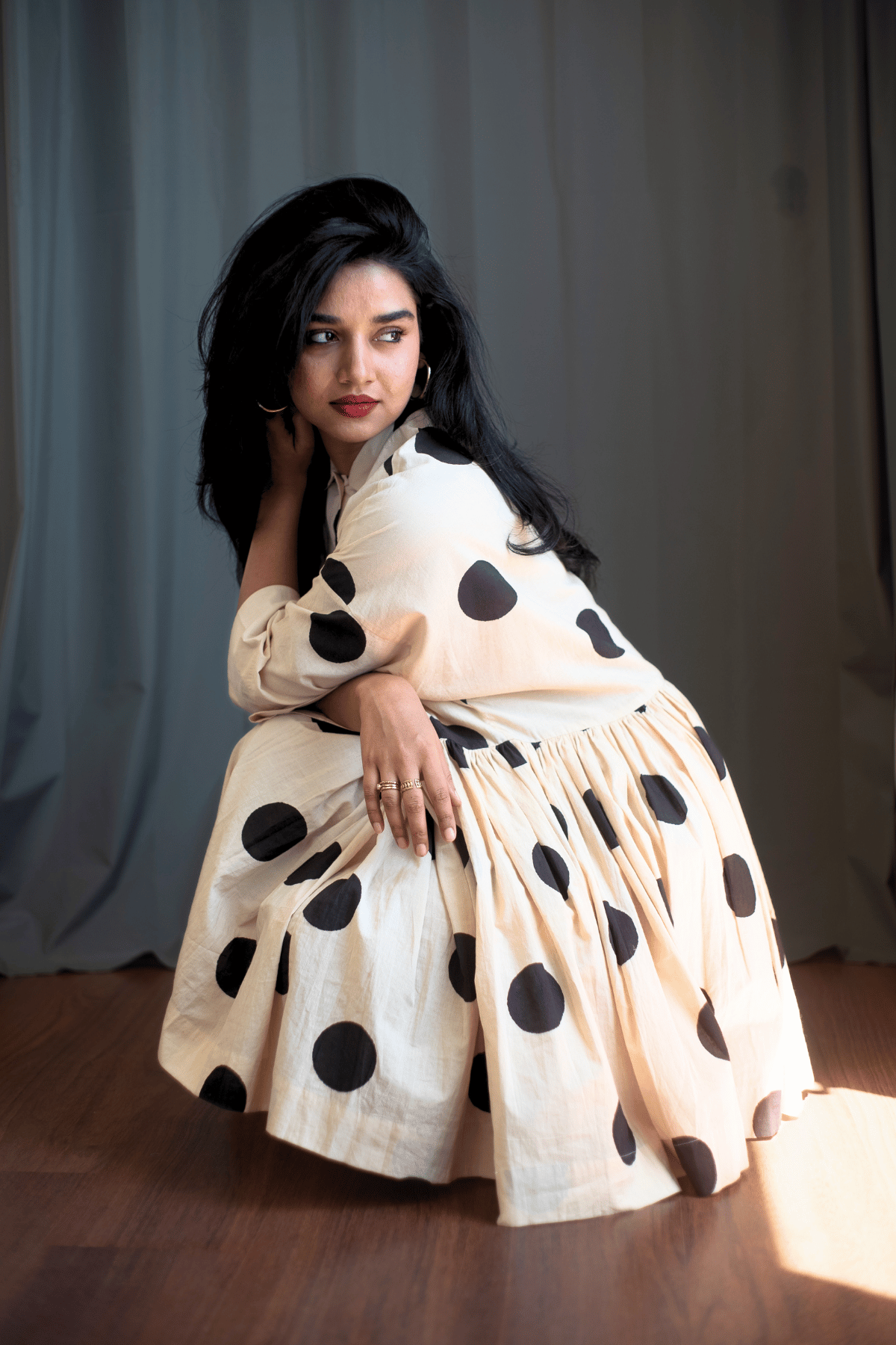 Ma (間)- Polka dress