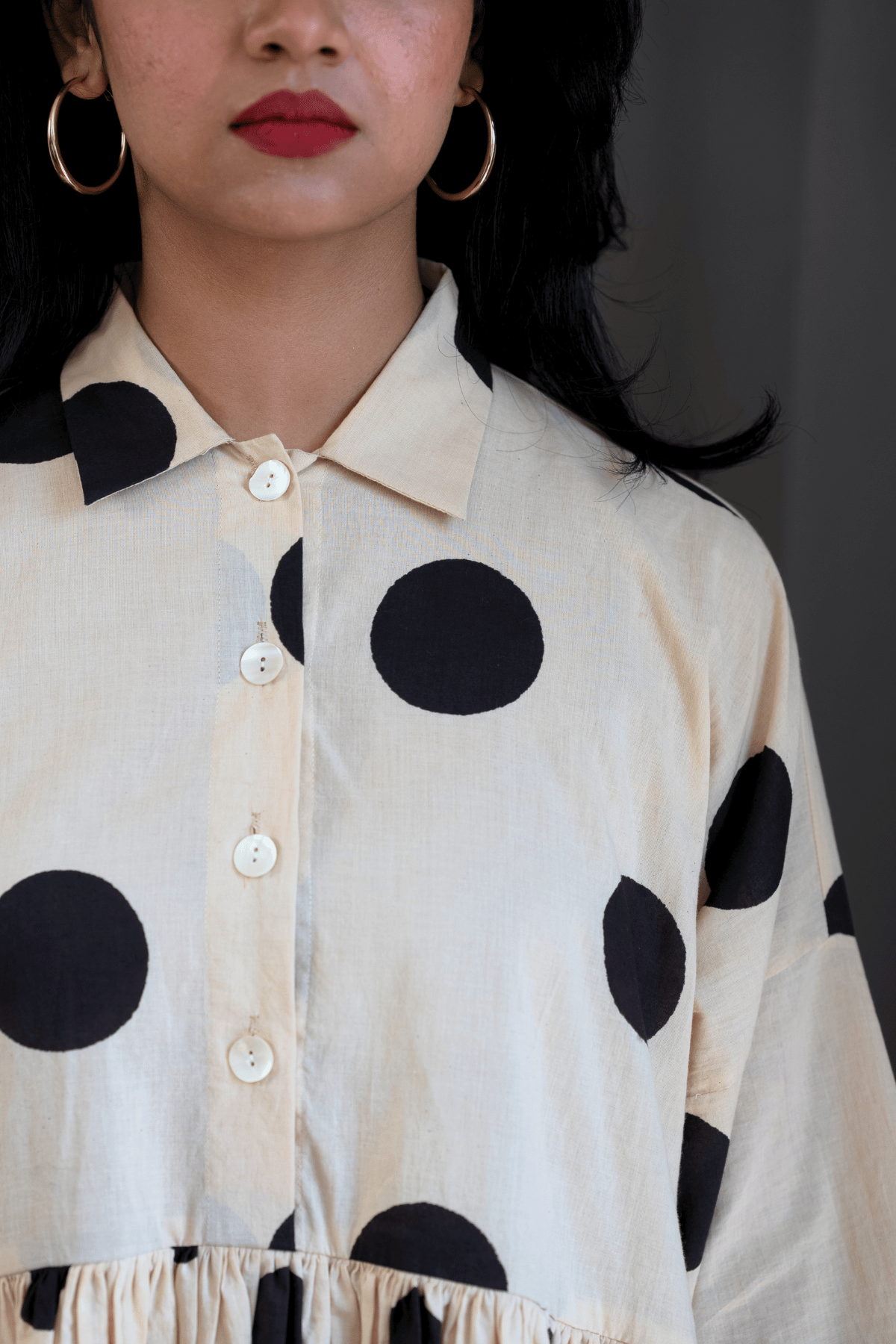 Ma (間)- Polka dress