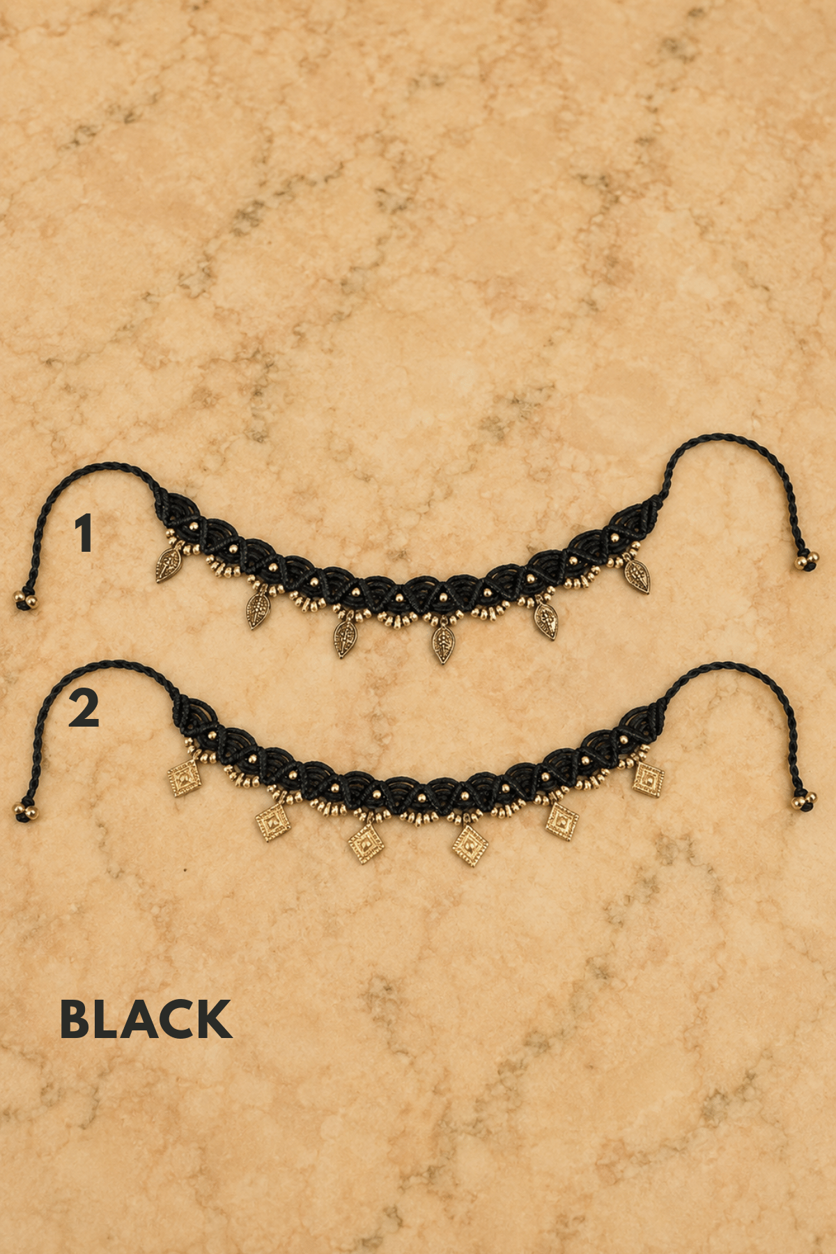 Handmade Macrame Anklets
