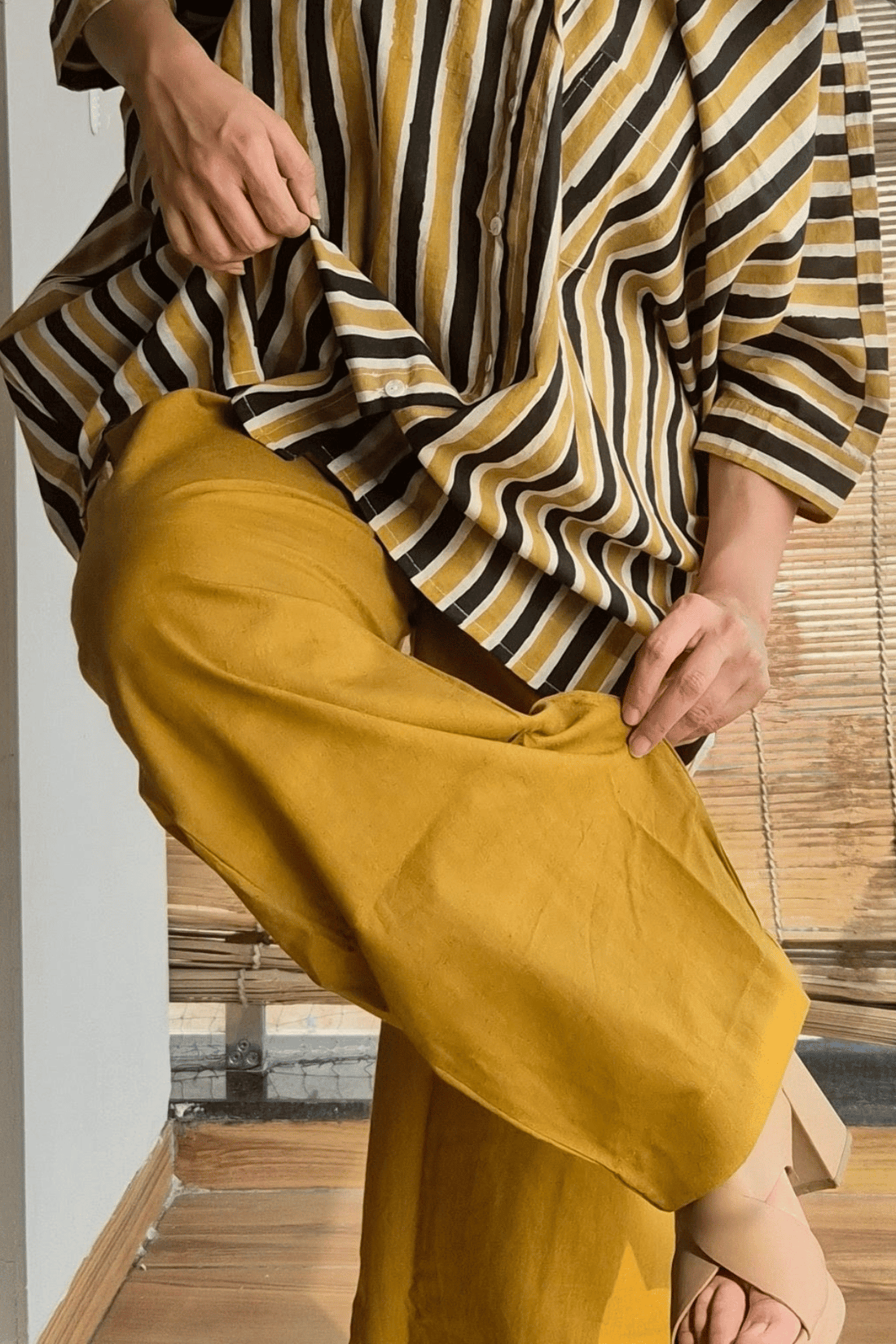 Mustard Balloon Pants
