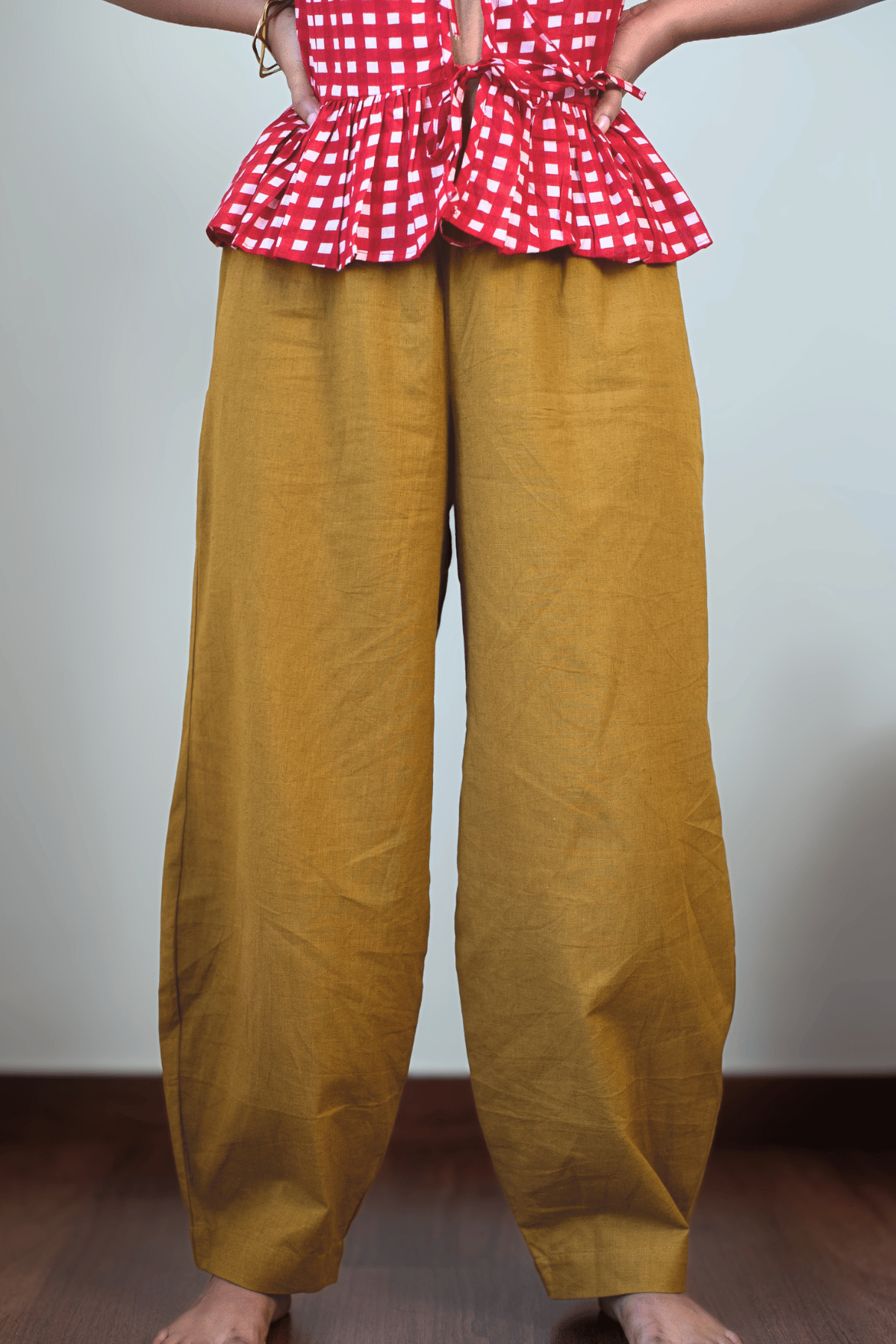 Mustard Balloon Pants