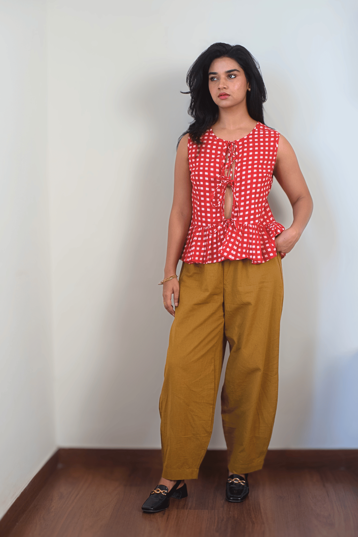 Mustard Balloon Pants