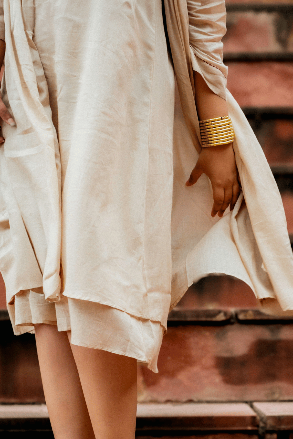 Noor/ नूर dress set- Beige