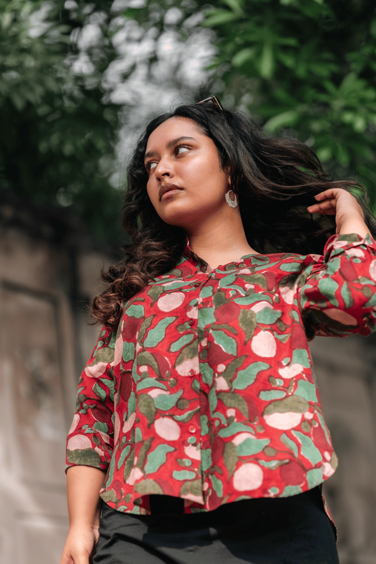 Vanya/वान्या- Blockprinted Shirt Top