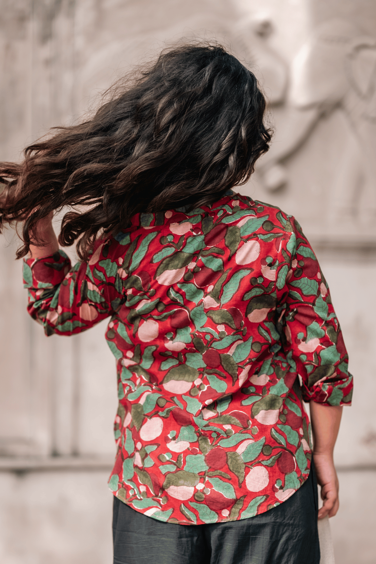 Vanya/वान्या- Blockprinted Shirt Top